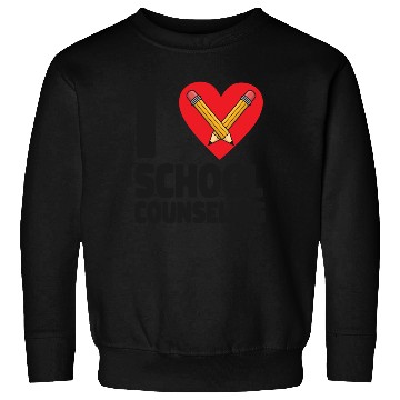 Discover School Counselor Heart I (Heart) Sweatshirts