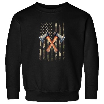 Discover axe throwing american flag Sweatshirts