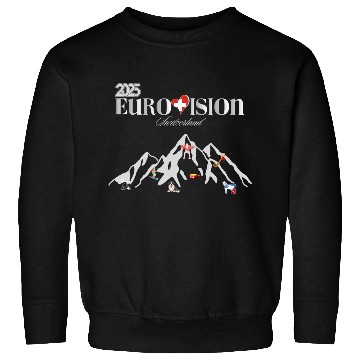 Discover eurovision song contest 2025 Switzerland Sweatshirts