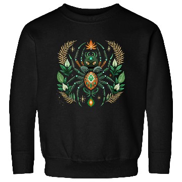 Discover Magic black spider pet of mysterious witch, Sweatshirts