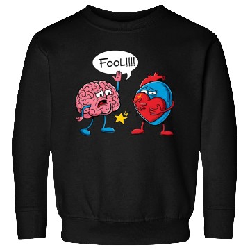 Discover Mind Clash Heart vs Brain Sweatshirts