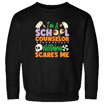 Discover School Counselor Mom Halloween I'm Sweatshirts