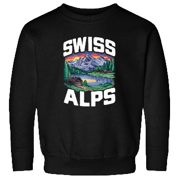 Discover Swiss Alps Switzerland. Sweatshirts