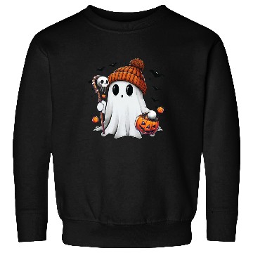 Discover Bruh Ghost Halloween Sweatshirts