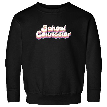 Discover School Counselor Retro 80s 90s Sweatshirts
