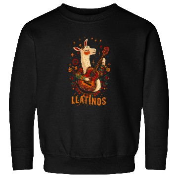 Discover llatinos llama Playing Guitar Sweatshirts
