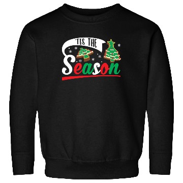 Discover Tis The Season Christmas Cakes Retro Xmas Pajamas Sweatshirts