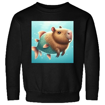 Discover The capybara-fish Sweatshirts