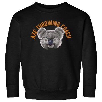 Discover Koalified Axe Throwing Coach Axe Thrower Funny Sweatshirts