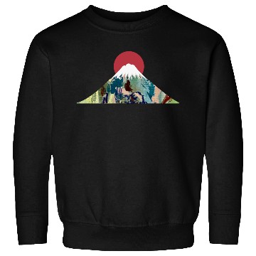 Discover Abstract Fuji Minimalist Design Sweatshirts