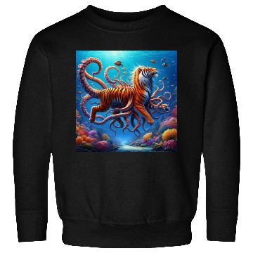 Discover The octopus-tiger Sweatshirts