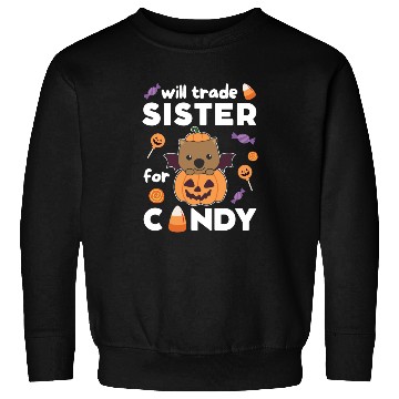 Discover Wombat Halloween Trade Sister For Candy Sweatshirts
