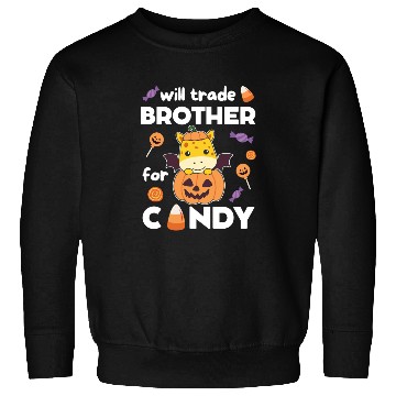 Discover Giraffe Halloween Trade Brother For Candy Sweatshirts