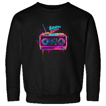 Discover boombox 80s music Sweatshirts
