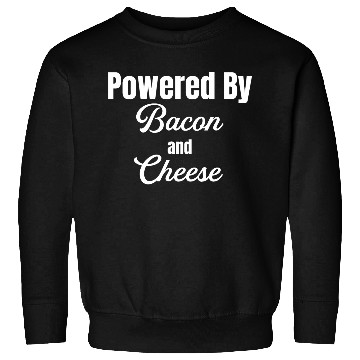 Discover Powered By Bacon and Cheese Meaty Barbecue BBQ Sweatshirts