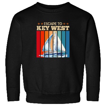 Discover Florida ESCAPE TO KEY-WEST Sailing Outfit Sweatshirts