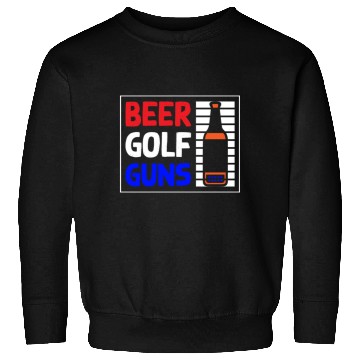 Discover Beer Golf Guns Sweatshirts