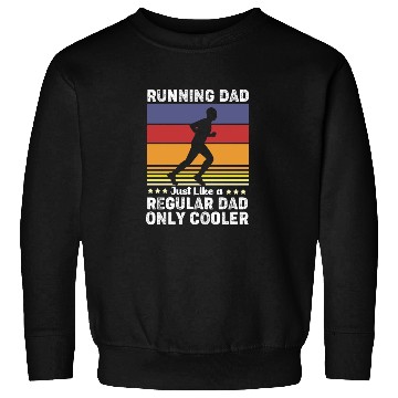 Discover Retro Half Marathon Running Dad Only Cooler Sweatshirts