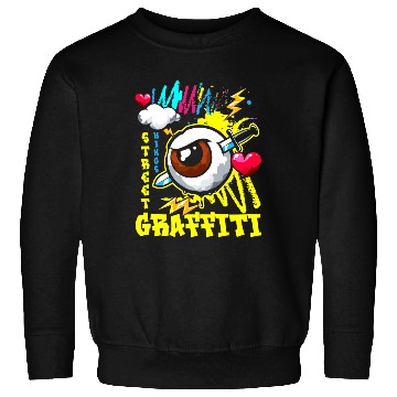 Discover Graffiti Train Hip Hop Sweatshirts