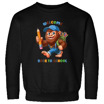 Discover welcome back to school funny bigfoot Sweatshirts