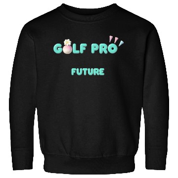 Discover Golf Pro Future - 3D daisy and golf tees Sweatshirts