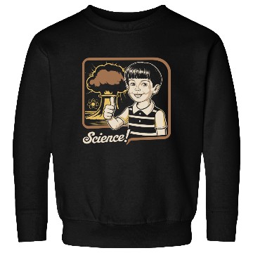 Discover Bold Science Typography for Active Minds Sweatshirts