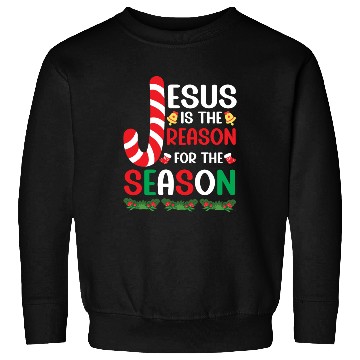 Discover Christian Jesus The Reason Christmas Stocking Sweatshirts