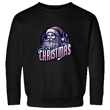 Discover Santa Claus Typography: A Festive Vector Design Sweatshirts
