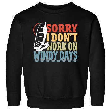 Discover Beach Windsurfing Windsurfer Windsurf Beginner Sweatshirts