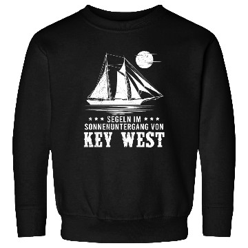 Discover Florida SUNSET SAILING IN KEY-WEST Sweatshirts