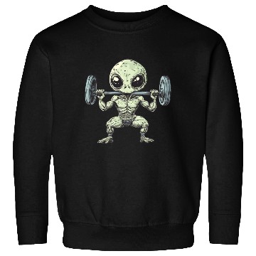 Discover Alien at the Gym Sweatshirts