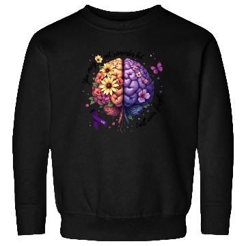 Discover Human Brain Mental Health Illness Awareness Sweatshirts
