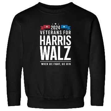 Discover Veterans For Harris Walz 2024 Presidential Sweatshirts
