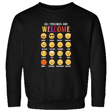 Discover School Counselor All Feelings Are Sweatshirts