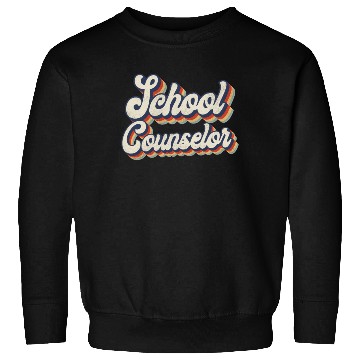 Discover School Counselor Retro Vintage Sweatshirts
