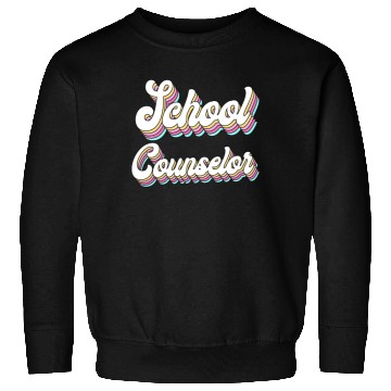 Discover School Counselor Retro 80s 90s Sweatshirts