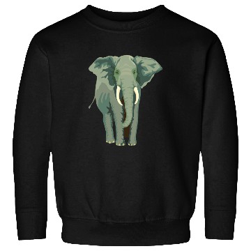 Discover Elephant Face Funny Sweatshirts - Funny Animal Face Lover