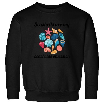 Discover Seashells Collector Beachcomber Sea Shell Ocean Sweatshirts