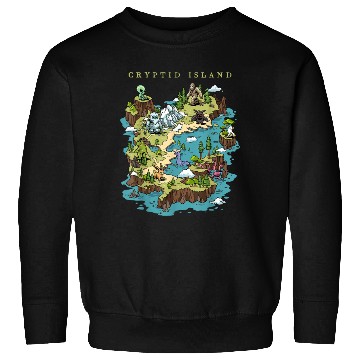 Discover Cryptid Bigfoot Loch Ness Monster Mothman Jersey Sweatshirts