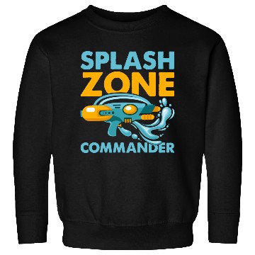 Discover Splash Zone Commander Water Fun Summer Squirt Gun Sweatshirts