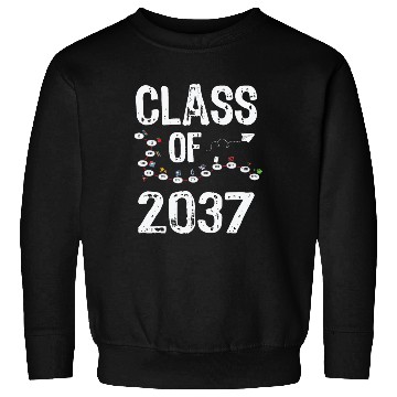 Discover Funny Class of 2037 Grow With Me Back To School Sweatshirts