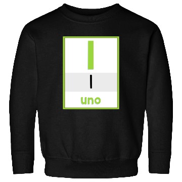 Discover Spanish numbers Uno Sweatshirts