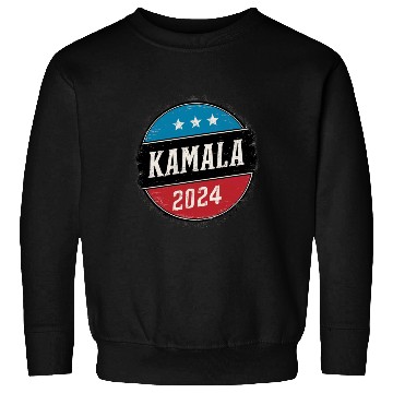 Discover Kamala Harris 2024 Retro Button Election Sweatshirts