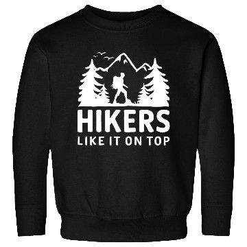 Discover Hiker Nature Mountain Forest Outdoor Sweatshirts