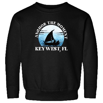 Discover Florida ANCHOR THE MOMENT KEY-WEST, FL Vintage Sweatshirts