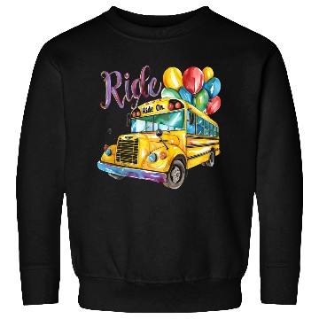 Discover "Back-to-School Ride: Colorful School Bus" Sweatshirts