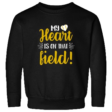 Discover My Heart Softball Mom Funny Mommy Mother's Day Sweatshirts