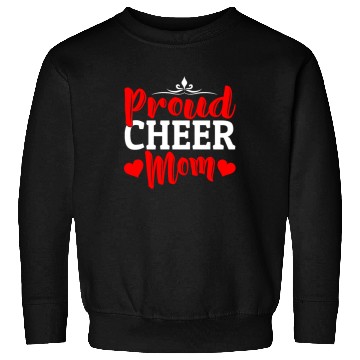 Discover Proud Cheer Mom Cheerleading Mommy Mother's Day Sweatshirts