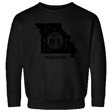 Discover Missouri Vintage State Map Sweatshirts