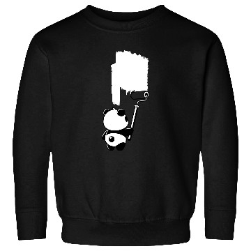 Discover Panda Painting Sweatshirts